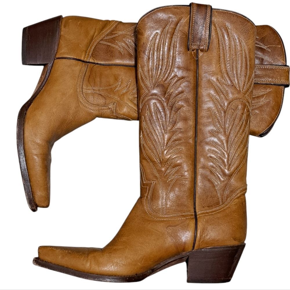Steve Madden Tan Heeled Boots